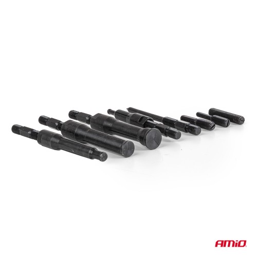 Amio – Σφυρί Κρούσης με Εξολκέα Ρουλεμάν 8-58mm Heavy Duty Dual Mode σε Βαλιτσάκι για Αφαίρεση με Υψηλή Δύναμη & Ασφαλή Χρήση – Σετ 16 Τεμ. (04758/AM)
