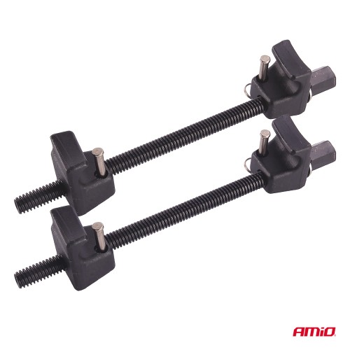 Amio – Συμπιεστής Ελατηρίων Αμορτισέρ Heavy Duty για Αφαίρεση και Εγκατάσταση με Ασφαλή Χρήση & Σταθερή Τοποθέτηση – Σετ 2 Τεμ. (04762/AM)