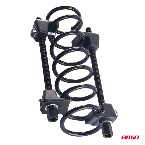 Amio – Συμπιεστής Ελατηρίων Αμορτισέρ Heavy Duty για Αφαίρεση και Εγκατάσταση με Ασφαλή Χρήση & Σταθερή Τοποθέτηση – Σετ 2 Τεμ. (04762/AM)