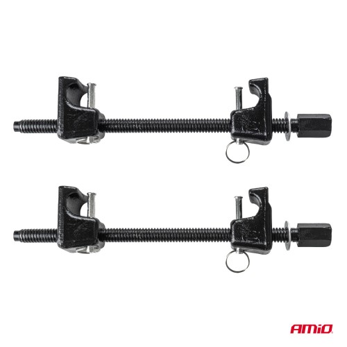 Amio – Συμπιεστής Ελατηρίων Αμορτισέρ Heavy Duty για Αφαίρεση και Εγκατάσταση με Ασφαλή Χρήση & Σταθερή Τοποθέτηση – Σετ 2 Τεμ. (04762/AM)