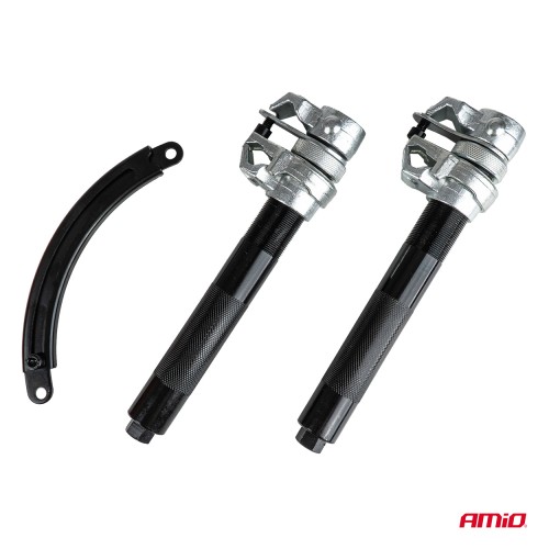 Amio – Συμπιεστής Ελατηρίων Αμορτισέρ 23-280mm με Βάση Ασφαλείας Heavy Duty για Ασφαλή Εγκατάσταση & Σταθερή Τοποθέτηση – Σετ 3 Τεμ. (04763/AM)
