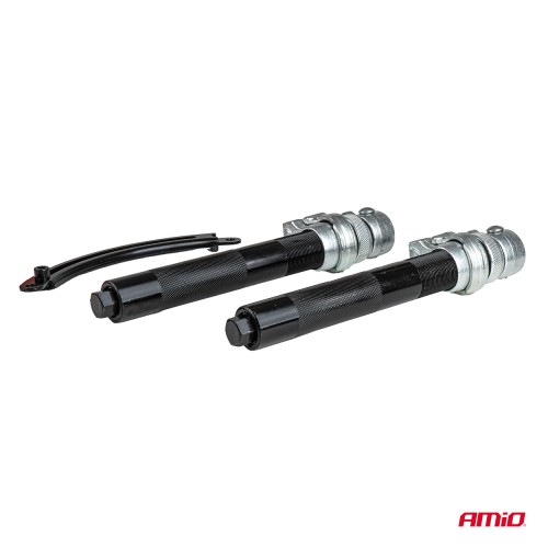 Amio – Συμπιεστής Ελατηρίων Αμορτισέρ 23-280mm με Βάση Ασφαλείας Heavy Duty για Ασφαλή Εγκατάσταση & Σταθερή Τοποθέτηση – Σετ 3 Τεμ. (04763/AM)