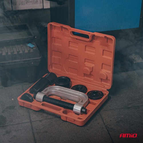 Amio – Πρέσα Σφαιρικών Αρθρώσεων Ανάρτησης Heavy Duty σε Βαλιτσάκι για Αφαίρεση και Εγκατάσταση με Ασφαλή Χρήση – Σετ 10 Τεμ. (04766/AM)