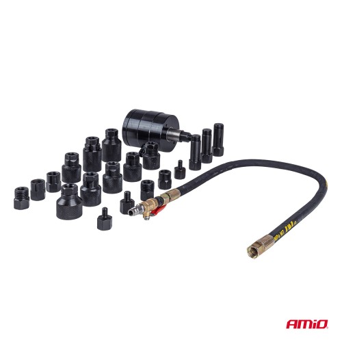 Amio – Πνευματικός Εξολκέας Μπεκ Diesel Heavy Duty σε Βαλιτσάκι για Αφαίρεση με Υψηλή Δύναμη & Ασφαλή Χρήση – Σετ 21 Τεμ. (04774/AM)