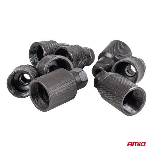 Amio – Πνευματικός Εξολκέας Μπεκ Diesel 5-8 Bar Heavy Duty σε Βαλιτσάκι για Αφαίρεση με Υψηλή Δύναμη & Ασφαλή Χρήση – Σετ 24 Τεμ. (04775/AM)