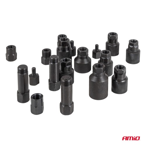 Amio – Πνευματικός Εξολκέας Μπεκ Diesel 5-8 Bar Heavy Duty σε Βαλιτσάκι για Αφαίρεση με Υψηλή Δύναμη & Ασφαλή Χρήση – Σετ 24 Τεμ. (04775/AM)