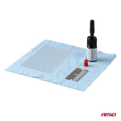 Amio – Kit Επισκευής Παρμπρίζ & Τζαμιών με Ρητίνη Heavy Duty για Ασφαλή Εγκατάσταση & Καθημερινή Χρήση – 1 Κιτ (04792/AM)