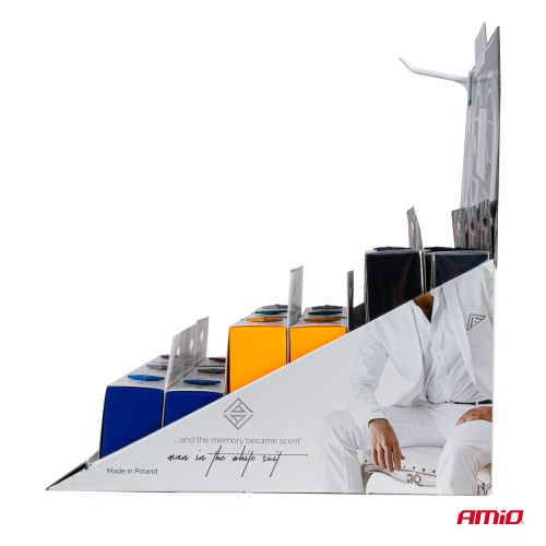 Amio – Χαρτινό Ράφι Display με 18 Αρωματικά Αυτοκινήτου VINOVE για Φρεσκάδα & Καθημερινή Χρήση – Σετ 18 Τεμ. (V0000/AM)