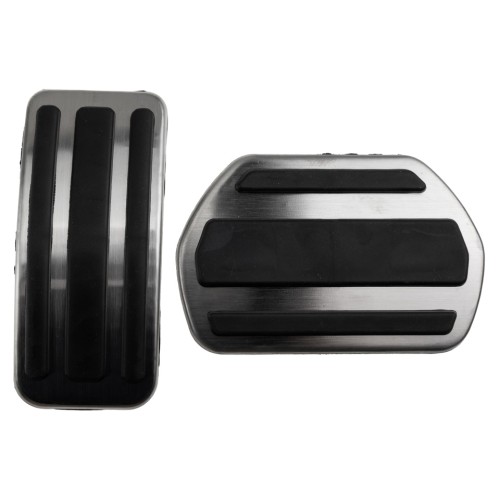 NTY - Σετ Πεντάλ για Αυτόματο Κιβώτιο για Citroen C3 / C4 / DS3 / DS4 και Peugeot 207 / 208 / 301 / 307 / 308 / 2008 με αντιολισθητική επιφάνεια για σταθερό πάτημα - 1 Σετ (EZC-PE-111)