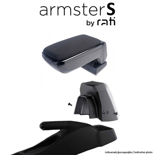 Rati - Ολοκληρωμένος Τεμπέλης Armster S για MG 3 2024 > από Πλαστικό και Ύφασμα σε Μαύρο Χρώμα με Αντάπτορα Τοποθέτησης - 1 Σετ (V01927+V01760)