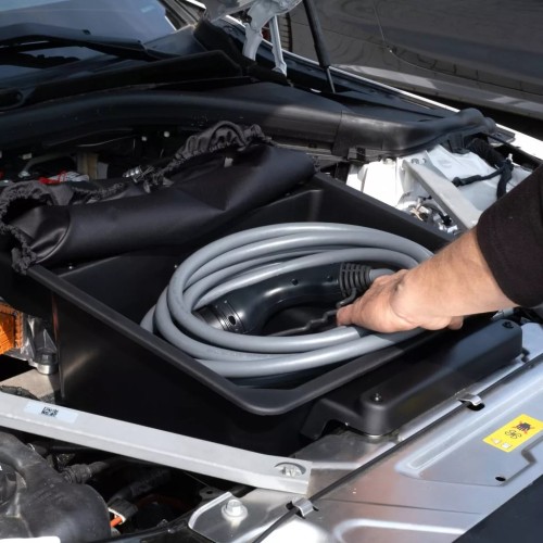 Rati - Frunk BMW i4 eDrive35 eDrive40 2022> χωρίς M Sport ανάρτηση πρακτικός Εμπρός Αποθηκευτικός Χώρος 20L για Καλώδια Φόρτισης και Καθημερινή Οργάνωση - 1 Τεμ. (V01901/RT)