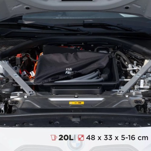 Rati - Frunk BMW i4 eDrive35 eDrive40 2022> χωρίς M Sport ανάρτηση πρακτικός Εμπρός Αποθηκευτικός Χώρος 20L για Καλώδια Φόρτισης και Καθημερινή Οργάνωση - 1 Τεμ. (V01901/RT)
