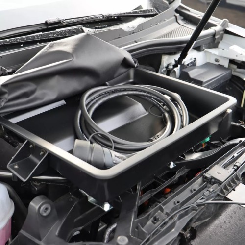 Rati - Frunk Audi Q4 e-tron 2021> με Gas Strut πρακτικός Εμπρός Αποθηκευτικός Χώρος 10L για Καλώδια Φόρτισης και Καθημερινή Οργάνωση Ηλεκτρικών - 1 Τεμ. (V01915/RT)