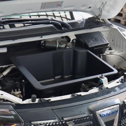 Rati - Frunk Dacia Spring 2021-2024, Dacia Spring 2024> πρακτικός Εμπρός Αποθηκευτικός Χώρος 20L για Καλώδια Φόρτισης και Καθημερινή Οργάνωση Ηλεκτρικών ΙΧ - 1 Τεμ. (V01943/RT)
