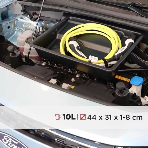 Rati - Frunk Ford Explorer 2024>, Ford Capri 2024> πρακτικός Εμπρός Αποθηκευτικός Χώρος 10L για Καλώδια Φόρτισης και Καθημερινή Οργάνωση Ηλεκτρικών ΙΧ - 1 Τεμ. (V01945A)
