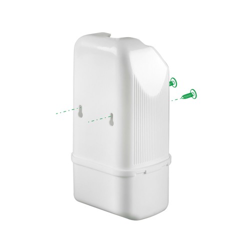 Lampa - Πιγκάλ Καθαρισμού Λεκάνης Πλαστικό Toilet Brush σε Λευκό Χρώμα με Διαστάσεις 79x68x160 mm - 1 Τεμ. (L4070.5)