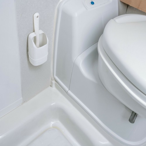Lampa - Πιγκάλ Καθαρισμού Λεκάνης Πλαστικό Toilet Brush σε Λευκό Χρώμα με Διαστάσεις 79x68x160 mm - 1 Τεμ. (L4070.5)