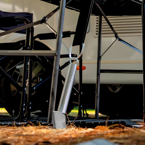 Lampa - Σετ Στήριξης / Πρόσδεσης Τέντας Anti-Storm με Πασσάλους, Ελατήρια και Ιμάντες, Συμβατό για Γάντζους S - 1 Σετ (L2017.3)
