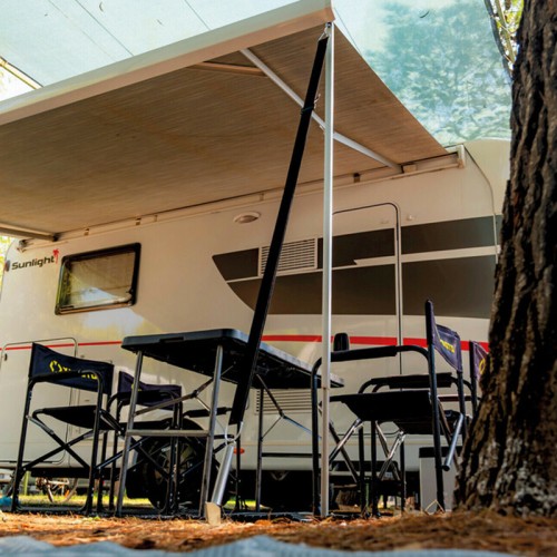 Lampa - Σετ Στήριξης / Πρόσδεσης Τέντας Anti-Storm με Πασσάλους, Ελατήρια και Ιμάντες, Συμβατό για Γάντζους S - 1 Σετ (L2017.3)
