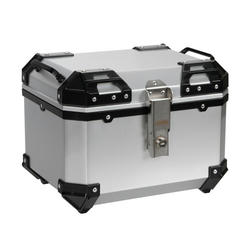 Lampa – Βαλιτσάκι Μοτοσυκλέτας T-Box 35L Ασημί για Ασφαλή Μεταφορά Εξοπλισμού με Σύστημα Γρήγορης Απελευθέρωσης – 1 Τεμ. (9166.6-LM)
