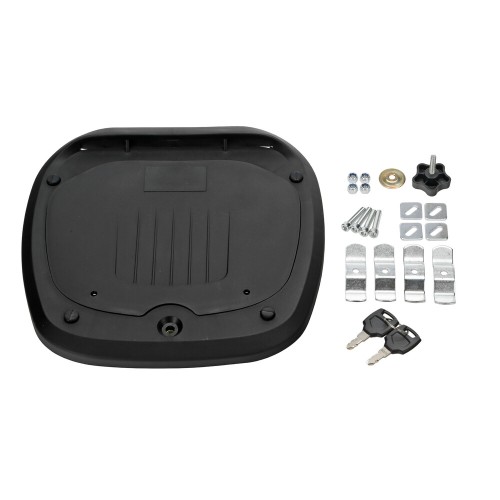 Lampa – Βαλιτσάκι Μοτοσυκλέτας T-Box 45L Μαύρο για Μεγαλύτερη Χωρητικότητα και Ασφαλή Μεταφορά Εξοπλισμού με Σύστημα Γρήγορης Απελευθέρωσης – 1 Τεμ. (9166.7-LM)