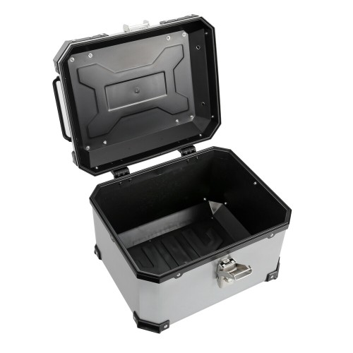 Lampa – Βαλιτσάκι Μοτοσυκλέτας T-Box 45L Ασημί για Άνετη Μεταφορά Εξοπλισμού με Σύστημα Γρήγορης Απελευθέρωσης – 1 Τεμ. (9166.8-LM)