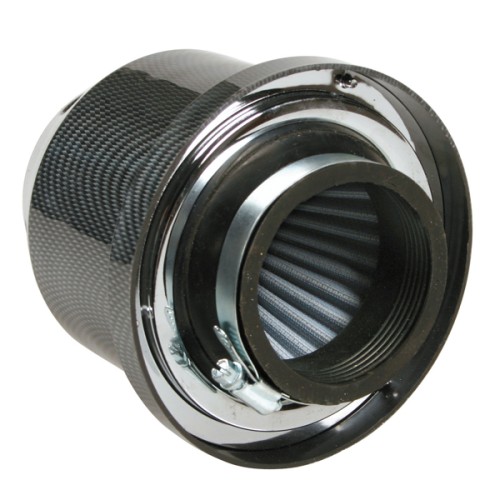 ΦΙΛΤΡΟΧΟΑΝΗ ΚΩΝΙΚΗ CHROME-LOOK ΧΡΩΜΙΟΥ 60-114mm