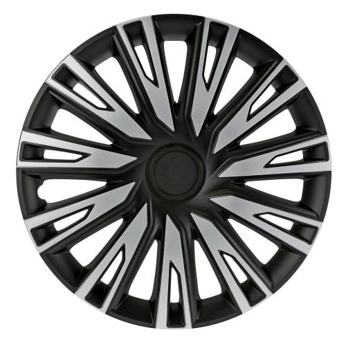 Lampa - Τάσια Shinku Silver/Black 14'' Tech-One σε Μαύρο/Ασημί Χρώμα για Σιδερένιες Ζάντες Αυτοκινήτου από ABS - Σετ 4 Τεμ. (L3145.1)