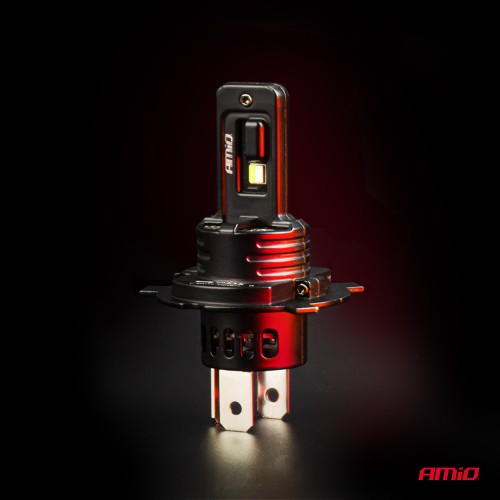 AMiO - Λάμπες LED F26 Pro Series H4/H19 12/24V 68W 2900-3550lm 6.000K Full Can-Bus Plug&Play - 2 Τεμ. (04871/AM)