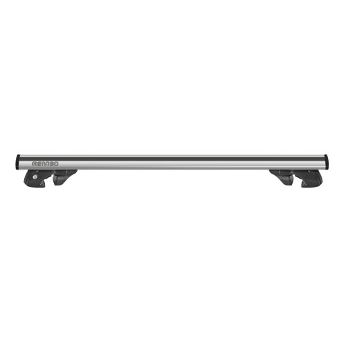 MENABO ΜΠΑΡΕΣ ΟΡΟΦΗΣ ΑΛΟΥΜΙΝΙΟΥ JACKSON XL SILVER 135 cm ΣΕ ΑΣΗΜΙ ΧΡΩΜΑ ΓΙΑ Volvo V50 5 doors 2008>2012 ΜΕ RAISED RAILS (Παράλληλες Μπάρες με Κενό) - 2 ΤΕΜ. (11290/MB)
