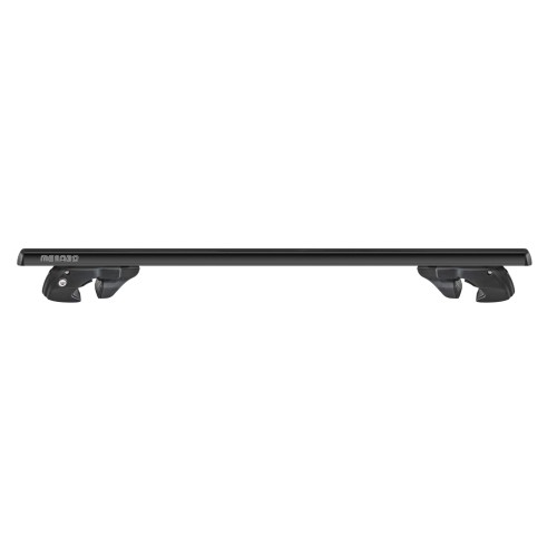 MENABO ΜΠΑΡΕΣ ΟΡΟΦΗΣ ΑΛΟΥΜΙΝΙΟΥ SHERMAN XL BLACK 135 cm ΣΕ ΜΑΥΡΟ ΧΡΩΜΑ ΓΙΑ Toyota Prado 5 doors 2009> ΜΕ RAISED RAILS (Παράλληλες Μπάρες με Κενό) - 2 ΤΕΜ. (12290/MB)