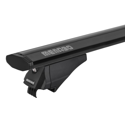 MENABO - Μπάρες Οροφής Αλουμινίου Leopard XL Black 135 cm Σε Μαύρο Χρώμα για BMW Serie 2 Grand Tourer (F46) 05/2015>12/2022 5πορτο / Πολυμορφικό με Flush Rails για Ασφαλή Μεταφορά Φορτίου - 2 Τεμ. (12360/MB)