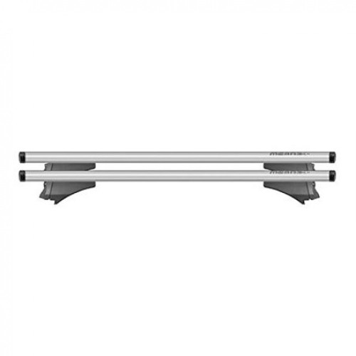 MENABO ΜΠΑΡΕΣ ΟΡΟΦΗΣ ΑΛΟΥΜΙΝΙΟΥ BLADE M SILVER 118 cm ΜΕ ΑΚΡΑ ALFA HIGH ΓΙΑ GMC Acadia 5 doors 2017> ΜΕ FLUSH RAILS - 2 ΤΕΜ. (12920/MB)