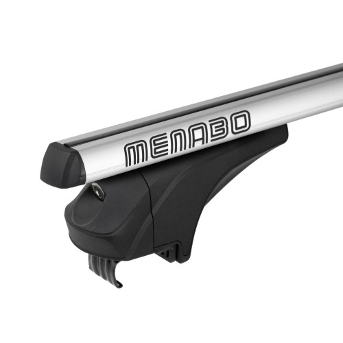 MENABO ΜΠΑΡΕΣ ΑΛΟΥΜΙΝΙΟΥ ARIEM 118.5 cm ΣΕ ΑΣΗΜΙ ΧΡΩΜΑ ΓΙΑ DR dr F35 2020>2023 5 doors ΜΕ FLUSH RAILS - 2 ΤΕΜ. (14700/MB)