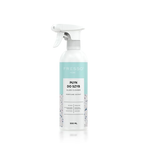 Fresso - Καθαριστικό Τζαμιών 500 ml με Ψεκαστήρα για Τζάμια, Καθρέπτες και Επιφάνειες Χρωμίου χωρίς Γραμμές - 1 Τεμ. (390365/FRE)