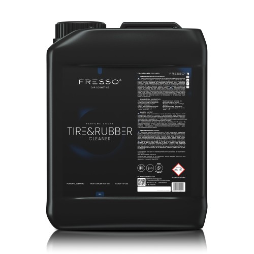 Fresso - Καθαριστικό Ελαστικών και Καουτσούκ Tire & Rubber Cleaner 5 L με Πυκνό Αφρό και Αραίωση 1:1 - 1 Τεμ. (390204/FRE)