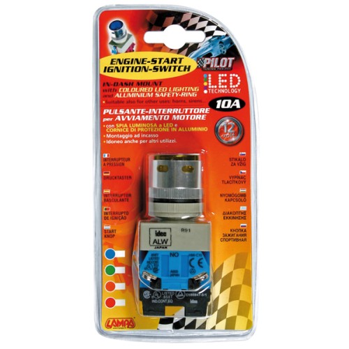 ΔΙΑΚΟΠΤΗΣ ΜΠΟΥΤΟΝ ENGINE START 12V 10A ΠΟΡΤΟΚΑΛΙ