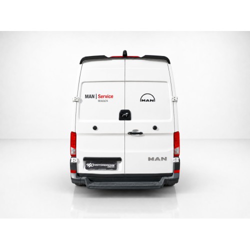 Motordrome - Αεροτομή Οροφής V.1 Διπλή Πόρτα για Volkswagen Crafter Mk2 High Roof H2 / MAN TGE High Roof H2 - 1 Τεμ.  (A-561)