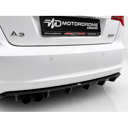 Motordrome - Πίσω Διαχύτης για Audi A3 8P Sportback (2008-2012) - 1 Τεμ.  (K151-002)
