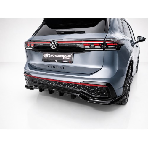 Motordrome - Πίσω Διαχύτης για Volkswagen Tiguan Mk3 R-Line - 1 Τεμ.  (K228-003)