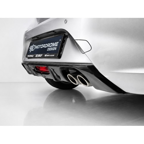 Motordrome - Πίσω Διαχύτης με Διπλή Εξάτμιση για Opel Corsa F GS-Line (2019-) - 1 Τεμ.  (K163-004)