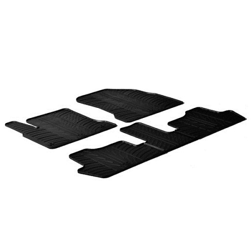 LAMPA - ΠΑΤΑΚΙΑ ΑΥΤΟΚΙΝΗΤΟΥ ΑΠΟ ΛΑΣΤΙΧΟ ΓΙΑ CITROEN C4 PICASSO 03/2007-05/2013 ΣΕ ΜΑΥΡΟ ΧΡΩΜΑ ME ΚΟΥΜΠΩΜΑΤΑ - 5 ΤΕΜ.