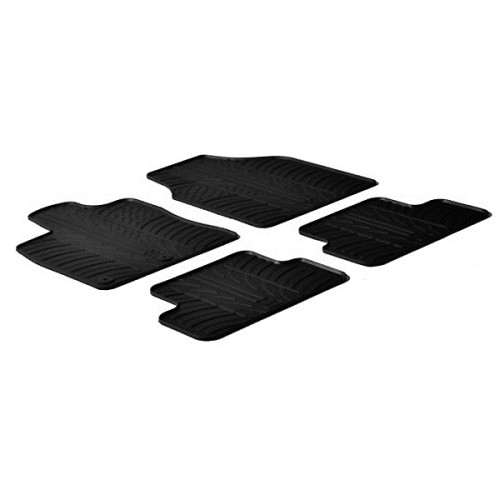 LAMPA - ΠΑΤΑΚΙΑ ΑΥΤΟΚΙΝΗΤΟΥ ΑΠΟ ΛΑΣΤΙΧΟ ΓΙΑ NISSAN QASHQAI 02/2007+ / QASHQAI +2 2008-2014 ΣΕ ΜΑΥΡΟ ΧΡΩΜΑ ME ΚΟΥΜΠΩΜΑΤΑ - 4 ΤΕΜ.