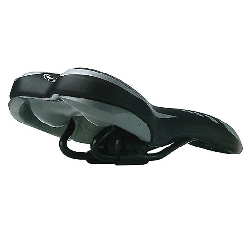 Σέλα ποδηλάτου (270x140mm /370gr) μαύρη Wave Saddle