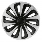 Lampa - Τάσι Αυτοκινήτου 13’’ Kojin Carbon TECH-ONE από υλικό ABS Ασημί / Μαύρο - 1 TEM (L3147.1) Διεθνή Τάσια americat.gr