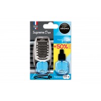 AMiO - Αρωματικό Αεραγωγού Αυτοκινήτου Aroma Supreme Duo Aqua Αεραγωγού με Ρύθμιση Έντασης (+50% Περιεχόμενο) - 1 Τεμ. (A92253/AM) Αρωματικά americat.gr