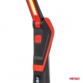 Amio – Φακός Εργασίας LED COB 5W USB-C 2600mAh με Μαγνήτη & Γάντζο για Ισχυρό Φωτισμό & Ευελιξία – 1 Τεμ. (04504/AM) Φακοί americat.gr