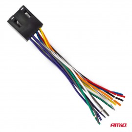 Amio – Φίσα ISO 13PIN Αρσενική CCA 12V 5A για Σταθερή Σύνδεση & Αξιόπιστη Λειτουργία Φωτισμού – 1 Τεμ. (04445/AM) Καλωδίωση Τρέιλερ americat.gr