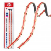 Amio – Ταινία LED COB 12V Ροζ 2x30cm Flexible για Εντυπωσιακό Εσωτερικό Φωτισμό & Easy Install – Σετ 2 Τεμ. (04570/AM) Ταινίες Φωτισμού americat.gr