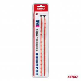 Amio – Ταινία LED COB 12V Ροζ 2x30cm Flexible για Εντυπωσιακό Εσωτερικό Φωτισμό & Easy Install – Σετ 2 Τεμ. (04570/AM) Ταινίες Φωτισμού americat.gr